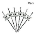 thumbnail image 1 of 24pcs Halloween Decoration Straws,Pumpkin, Witch Straws, Skull, Witch, Pumpkin Suitable For Halloween Party, 1 of 10