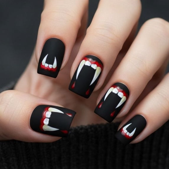 24pcs Halloween Press on Nails Short Fake Nails with Ghost Pumpkin Bat Spider Web Design Y2k Glitter False Nails Halloween Full Cover Cute Stick on Nail for Woman Kit Nail