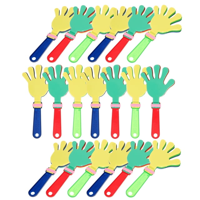 24pcs Hand Clappers Plastic Hands Clapping Toy Concert Party Cheering
