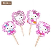 Cute Hello Kitty All Occasion Cake Topper, by Dingwu 24 Count