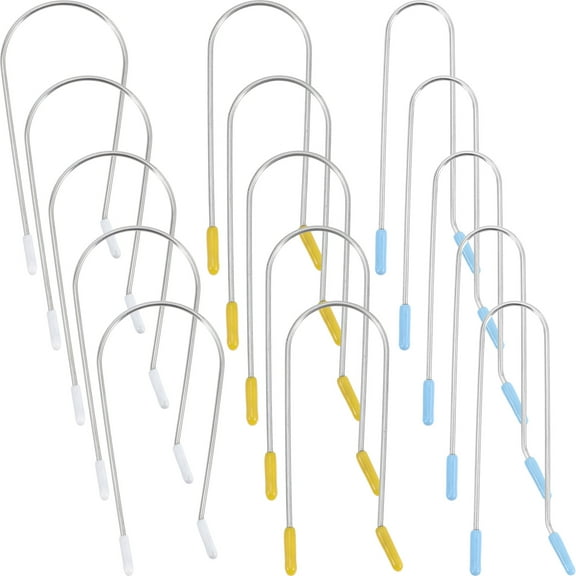 Raindrops Hot Roller Clips with Securing Clamps, Assorted Colors, 24 Pieces Hair Styling Accessories