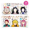 thumbnail image 2 of Dress Up Doll Stickers DIY Princess Dress Up Stickers For Kids Birthday Gift Style B 2 of 9