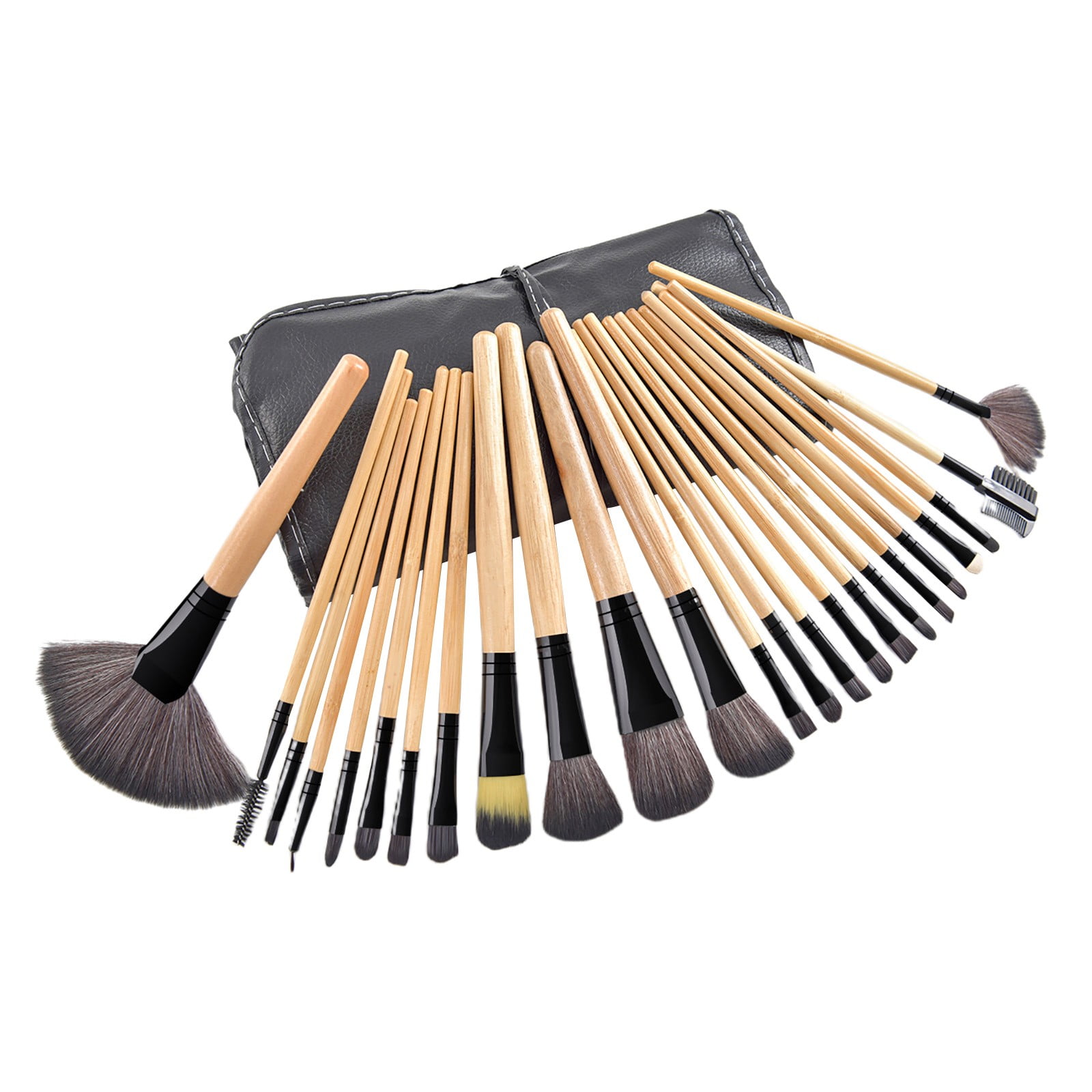 24pcs Makeup Brush Set Mascara Brush Eyeshadow Brush Travel Eye Makeup