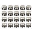 thumbnail image 1 of 24pcs Metal Cord Locks End Spring Toggle Stopper Slider for Drawstring Backpack Craft Supplies, Pearl Nickel, 1 of 5