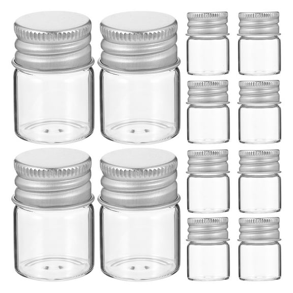 24pcs Mini Glass Bottles Mini Perfume Bottles Small Sample Bottles Tiny Vials for DIY Crafts 5ml