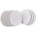 thumbnail image 1 of 24pcs Painting Canvas Panels with Coated Paper on the Back Blank Drawing Boards for Oil & Acrylic Painting Flat Round White 10x0.3cm, 1 of 7