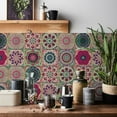 thumbnail image 1 of 24pcs Peel and Stick Kitchen Backsplash Tile Stickers,Moroccan Style Self Adhesive Pvc Waterproof Tile Sticker for Living Room Kitchen Wall Sticker, 1 of 9