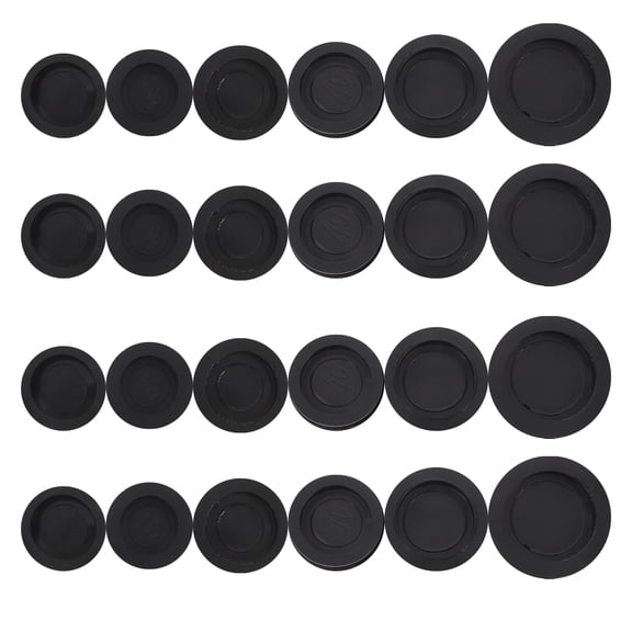 24pcs Piggy Bank Hole Plug Soft Double Layer Coin Jar Cover Round Saving Box Replacement Stopper Money Bank Lid Cap Accessories For Adults