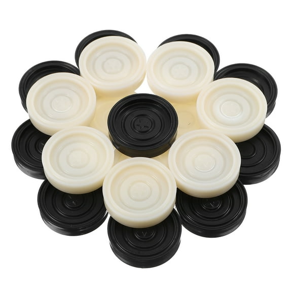 24pcs Plastic Backgammon Chess Pieces Checkers Board Game Accessories Chessboard Set
