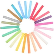 24pcs Portable Teachers Chalks Water-soluble Colored Chalks Safety Chalks Blackboard Painting Chalks