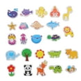 thumbnail image 1 of LHXC  24pcs Sea Animal Fridge Magnet Stickers Animal Magnets Toddlers Magnetic Educational Toys, 1 of 6
