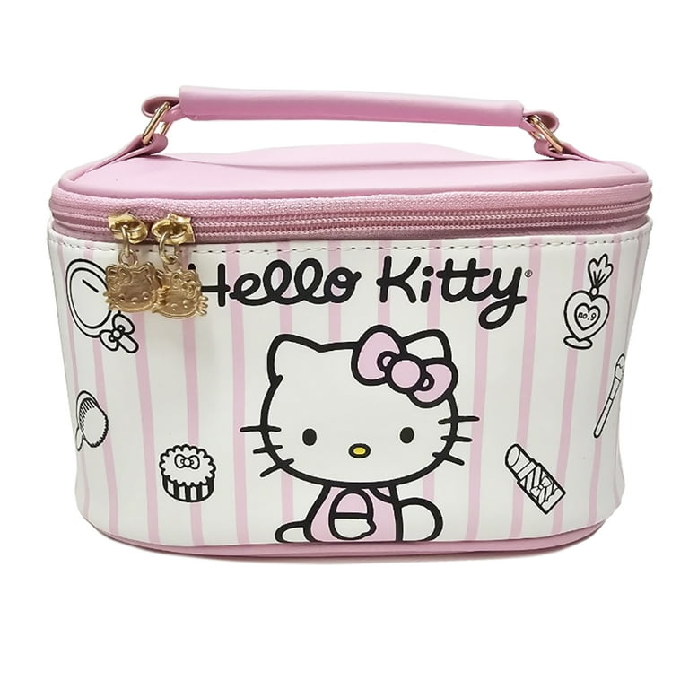 Hello Kitty Travel Cosmetic Case - Girls, Boys, Teens, Adults