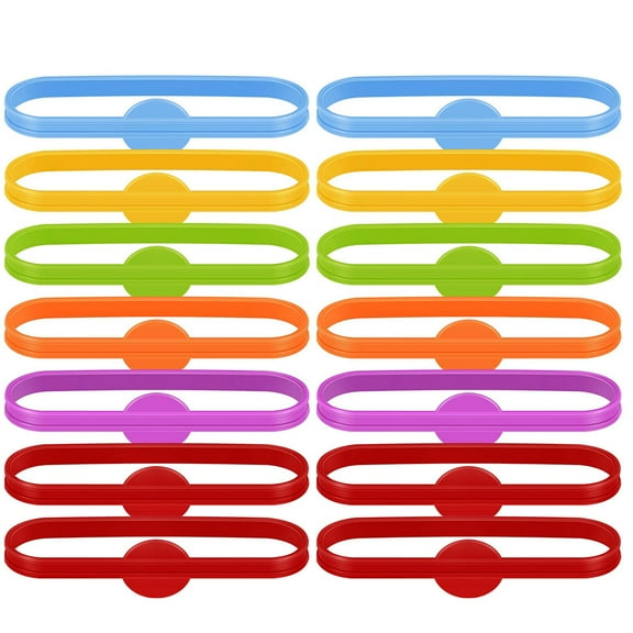 24pcs Silicone Wine Cup Glass Markers Party Goblet Wine Drinking Cup Marking Tag