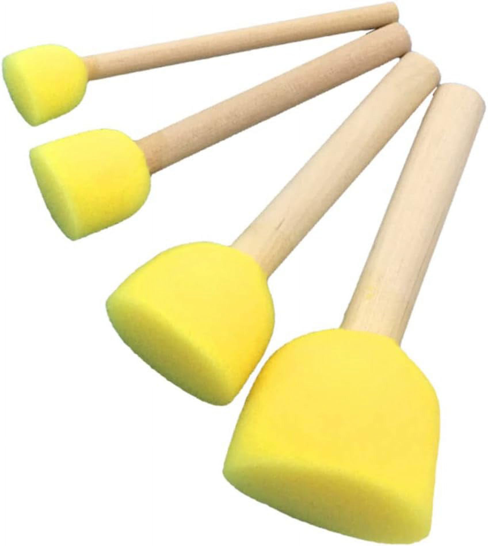24pcs Sponge Tools Sponge Painting Stippler Suit Paint Sets Round Paint  Brush Sponge Brush Paint Stippler Set Painting Tools Stippling Seal Various
