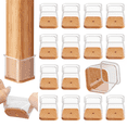 thumbnail image 1 of Chair Leg Floor Protectors,24pcs, AntiScratch NoiseReducing for Hardwood Floors, 1 of 7