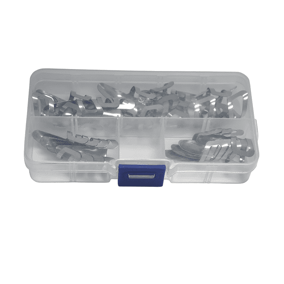 24pcs Stainless Steel Finger Picks Open Design for Guitar Banjo Dobro With Box