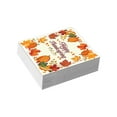 thumbnail image 1 of 24pcs Thanksgiving Plates and Napkins Sets - Fall Pumpkin Maple Leaf Round Tableware, Disposable Thanksgiving Paper for Thanksgiving Party Supplies Table Decor, 1 of 6