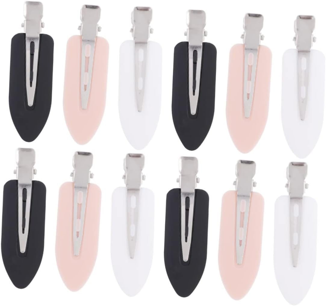 24pcs Toddler Barrettes Makeup Hair Clips Barrettes for Girls No Crease