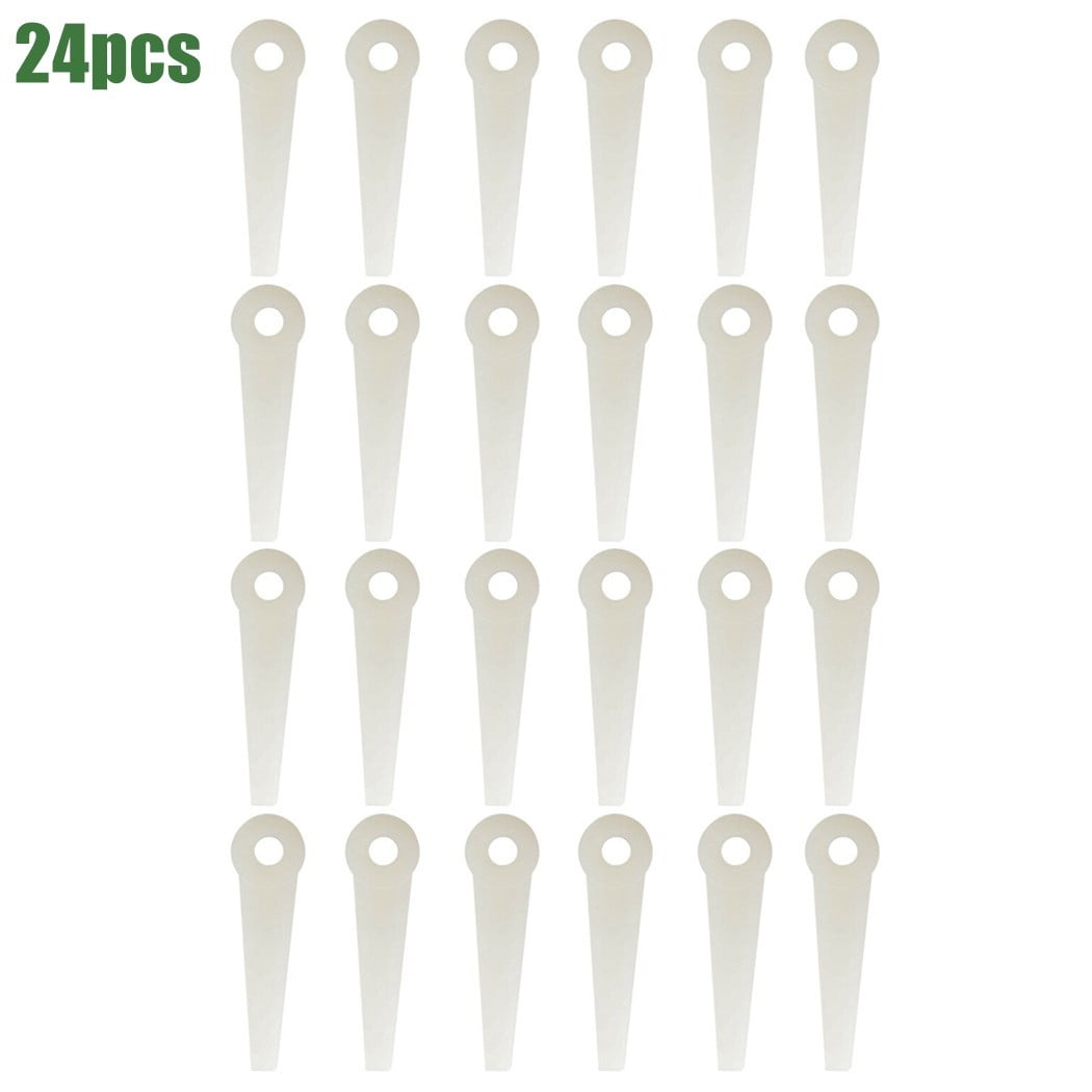 24pcs White Plastic Blades For Stihl Polycut 6-3, 20-3, 10-3, 41-3 Series Kit US