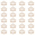 thumbnail image 1 of 24pcs Wooden Basket Bottoms Crochet Basket Base for Knitting Supplies Lotus Pattern 8.5x10x0.3cm, 1 of 5