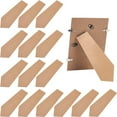 thumbnail image 1 of 24pcs Wooden Picture Frame Back Stand 7x2.3inch Camel Photo Frame Display Holder, 1 of 8