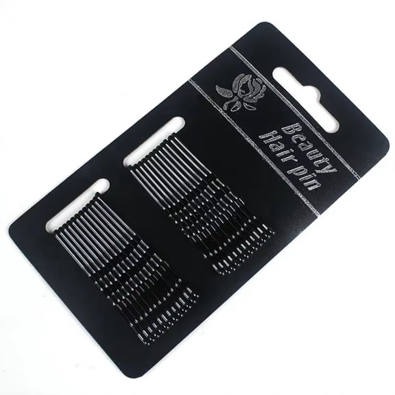 24pcs/set Curly Wavy U-shaped Needle Lady Hairpins Grips Bobby Pins Styling Hair Accessories