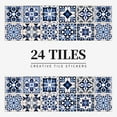 24pcs/set Light Color Tiles Sticker Wall Stickers Kitchen Bathroom Home