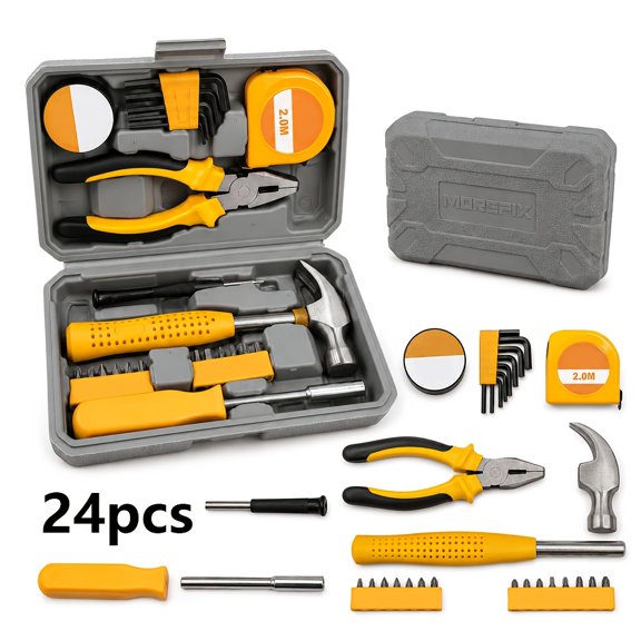 24pcs-yellow-tool set