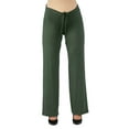 thumbnail image 1 of 24seven Comfort Apparel Comfortable Stretch Draw String Maternity Pants, 1 of 4