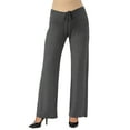 thumbnail image 1 of 24seven Comfort Apparel Comfortable Stretch Draw String Maternity Pants, 1 of 4