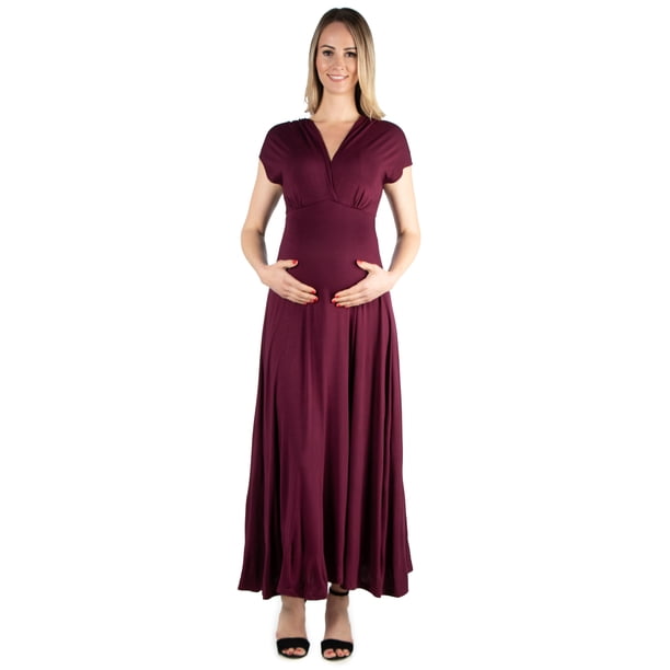 chinese dress ladies The Masterpiece Long Sleeve Maternity Dress Fig Medium main image 1