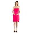 thumbnail image 1 of 24seven Comfort Apparel Knee Length Maternity Strapless Mini Dress, 1 of 3
