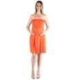 thumbnail image 1 of 24seven Comfort Apparel Knee Length Maternity Strapless Mini Dress, 1 of 4