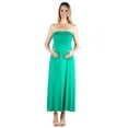 thumbnail image 1 of 24seven Comfort Apparel Maternity Strapless Maxi Dress, 1 of 3