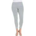 thumbnail image 1 of 24seven Comfort Apparel Plus Size Comfortable Ankle Length Leggings, 1 of 4