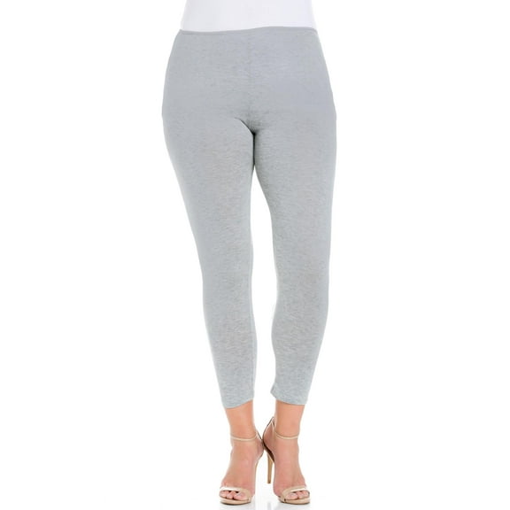 24seven Comfort Apparel Plus Size Comfortable Ankle Length Leggings