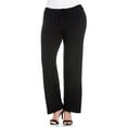 thumbnail image 1 of 24seven Comfort Apparel Plus Size Comfortable Stretch Draw String Pants, 1 of 4