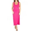 thumbnail image 1 of 24seven Comfort Apparel Plus Size Racerback Maxi Dress, 1 of 4