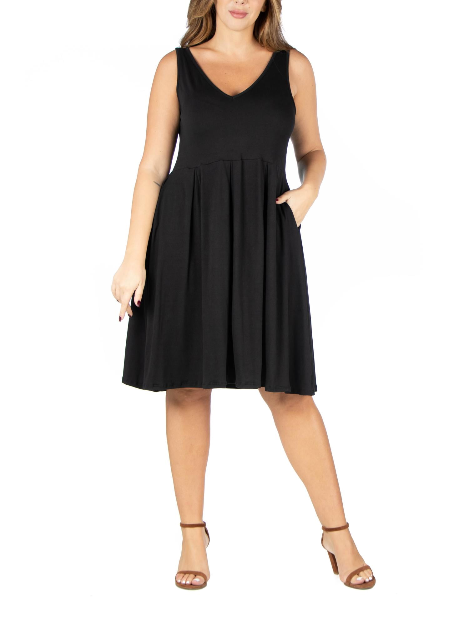 plus size fit and flare dress with pockets Sydney's Closet 8103 sz 14 Prism Cocktail Dress Plus Sized Short Flare Metallic High Neck Pockets main image 1