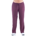 thumbnail image 1 of 24seven Comfort Apparel Plus Size Waffle Fabric Drawstring Lounge Plus SizePants, 1 of 4