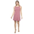 thumbnail image 1 of 24seven Comfort Apparel Womens Round Neck Sleeveless A-Line Mini Shift Dress, 1 of 4