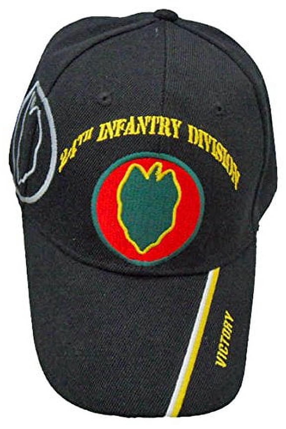 24th Infantry Division Cap Victory ID Mens Womens Baseball Hat Army Sticker