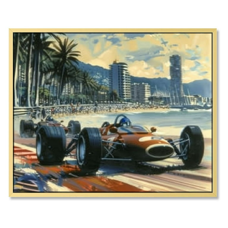 24th Grand Prix de Monaco Race | Michael Turner. Reproduction Poster 24th Grand Prix de Monaco Race | Michael Turner. Reproduction Poster