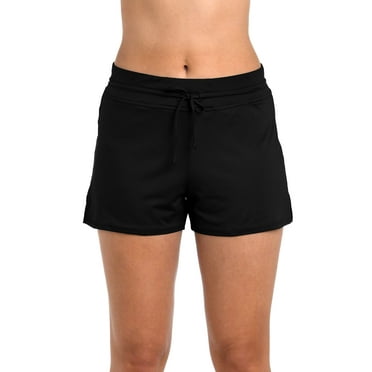 24th  Ocean Solid Front Tie Swim Short Bottom