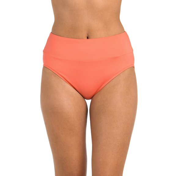 24th and Ocean womens Solid Swim Bottom, 14