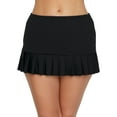 thumbnail image 1 of 24th  Ocean Solid Mid Waist Skirted Swim Bottom, 1 of 2