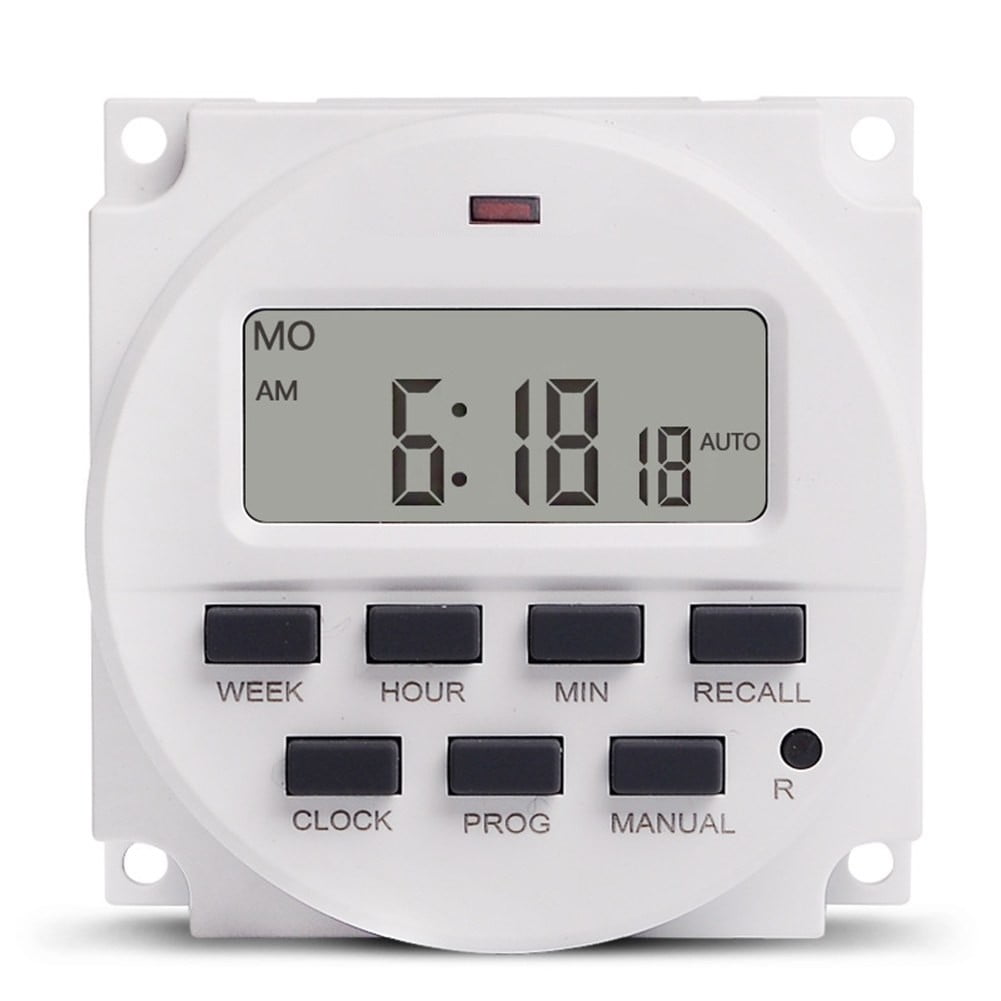 24v 16a Programmable Timer Switch Time Controller Automatic Cycle Timing Switch Voltage Output