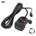 thumbnail image 1 of 24v/36V/48V For E-bike Electric Bike Speed Control LED TwistThumb Throttle, 1 of 11
