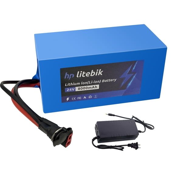 24v 8ah Battery Rechargeable Lithium Ion Battery T Plug 30A Bms UL2271