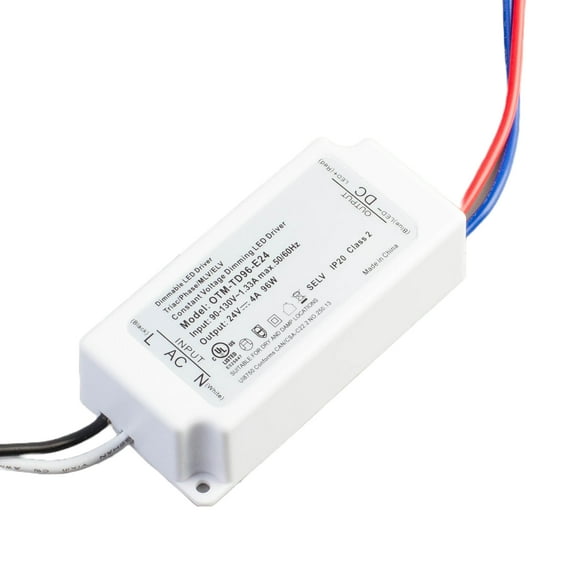 24v 96 Watts Class 2 Mini Size Dimmable Power Supply Driver, New, UL listed